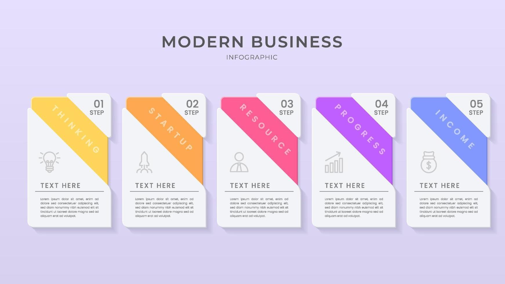 Elegant infographic 3d vector template with a steps for success. Presentation with line elements icons. Business concept design can be used for web, brochure, diagram, chart or banner layout