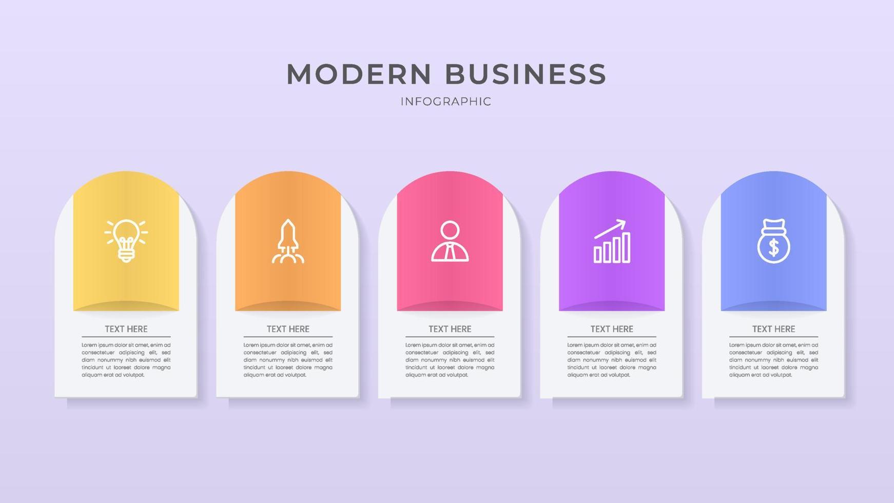 Elegant infographic 3d vector template with a steps for success. Presentation with line elements icons. Business concept design can be used for web, brochure, diagram, chart or banner layout