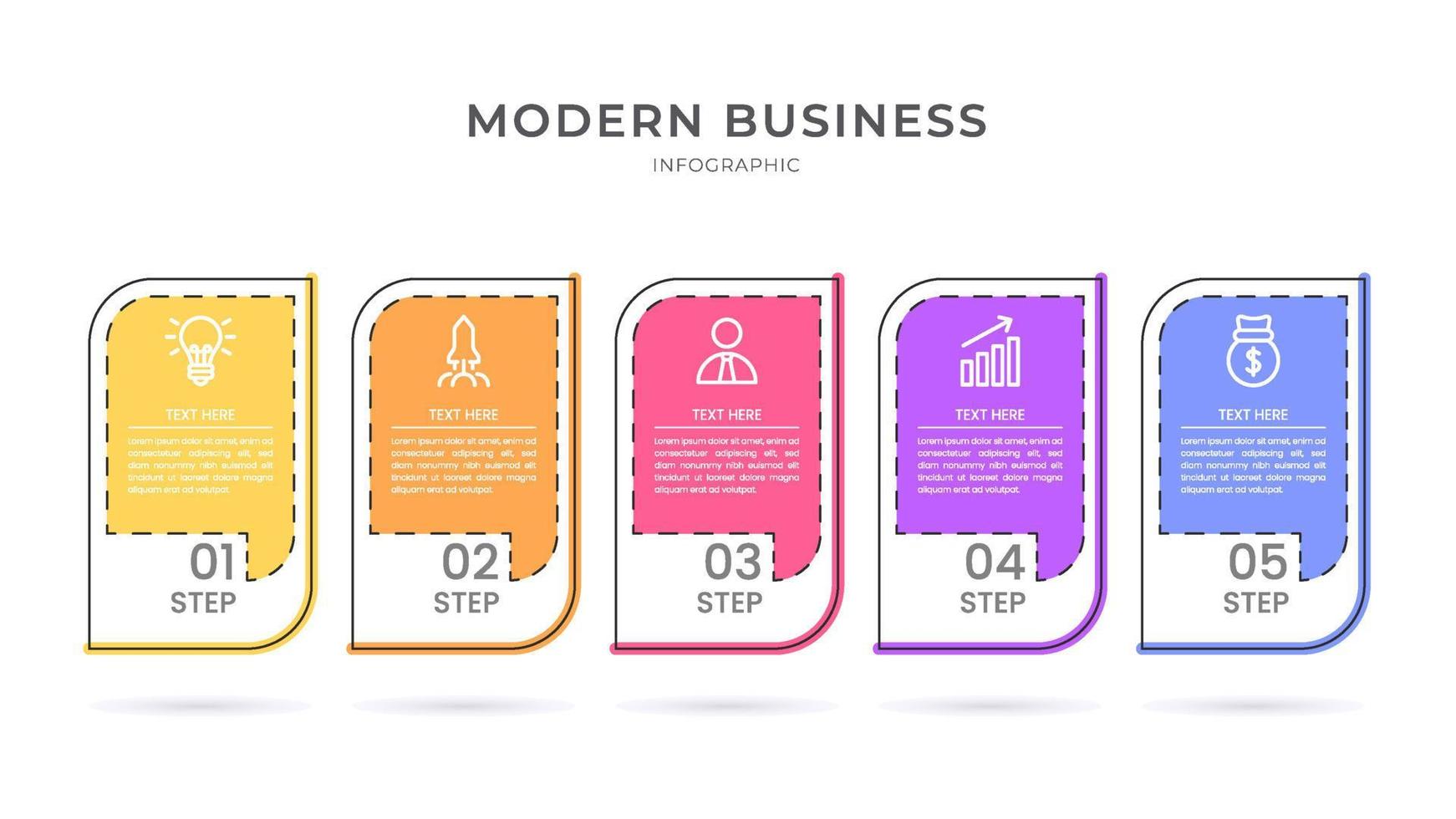 Elegant infographic 3d vector template with a steps for success. Presentation with line elements icons. Business concept design can be used for web, brochure, diagram, chart or banner layout