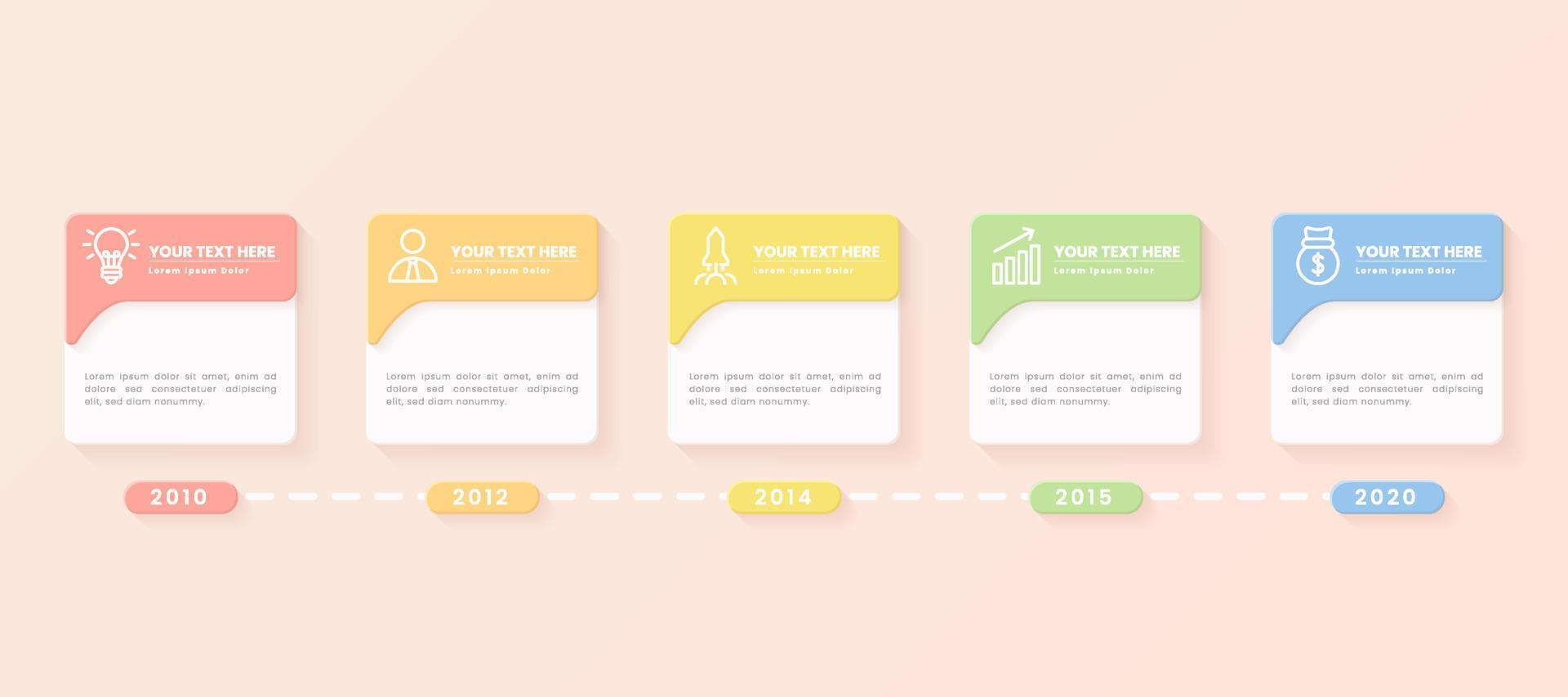 minimalist 3d infographic vector template with a steps for success. Presentation with line elements icons. Business concept design can be used for web, brochure, diagram, chart or banner layout