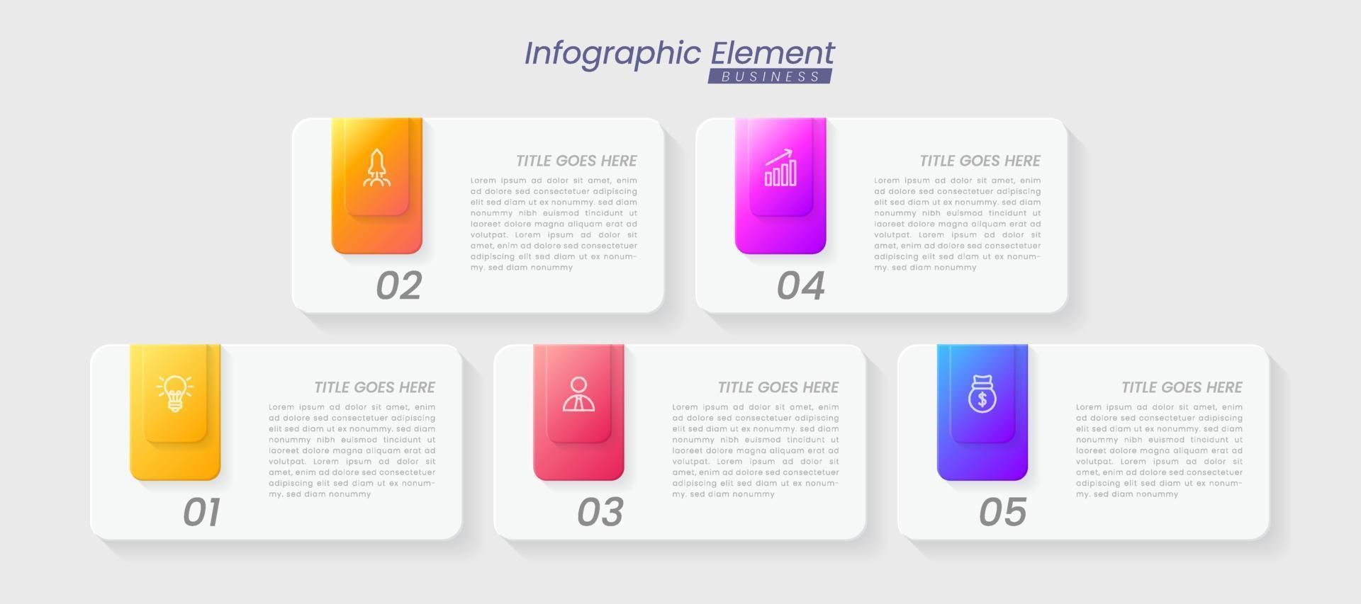 Vector Infographic design template with options or steps. Can be used for process diagram, presentations, workflow layout, banner, flow chart, info graph.