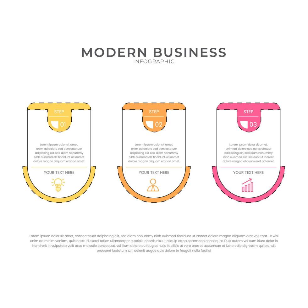 Elegant infographic 3d vector template with a steps for success. Presentation with line elements icons. Business concept design can be used for web, brochure, diagram, chart or banner layout