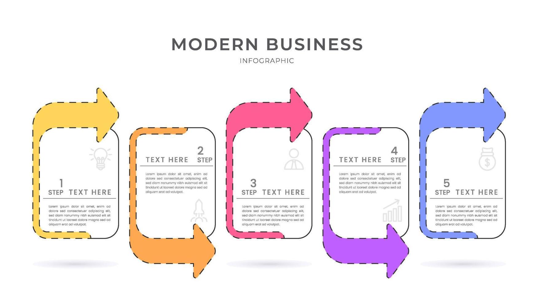 Elegant infographic 3d vector template with a steps for success. Presentation with line elements icons. Business concept design can be used for web, brochure, diagram, chart or banner layout