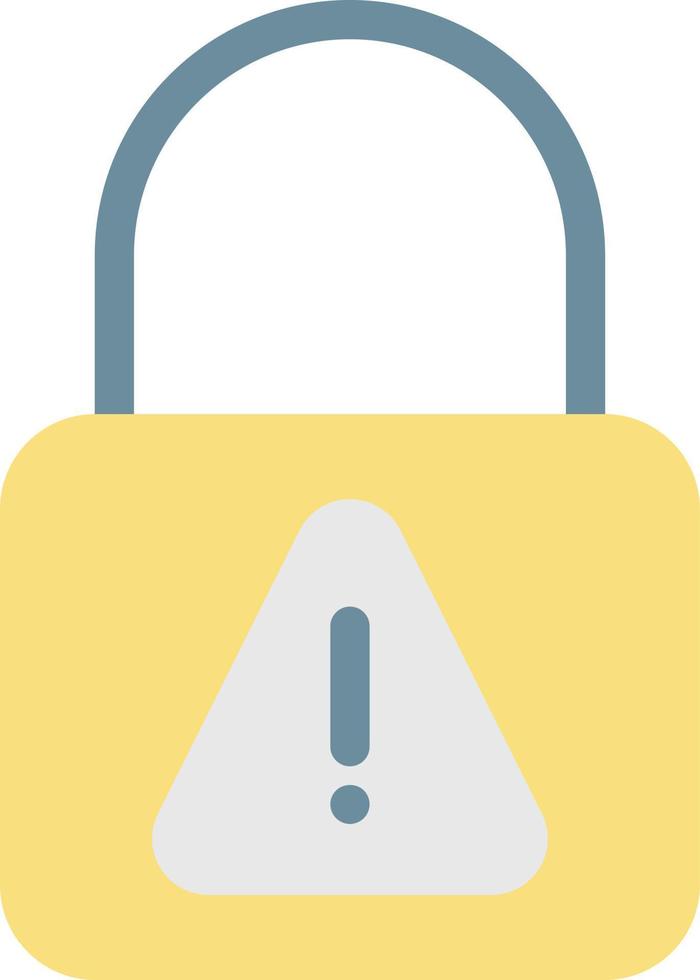 lock warning vector illustration on a background.Premium quality symbols. vector icons for concept and graphic design.