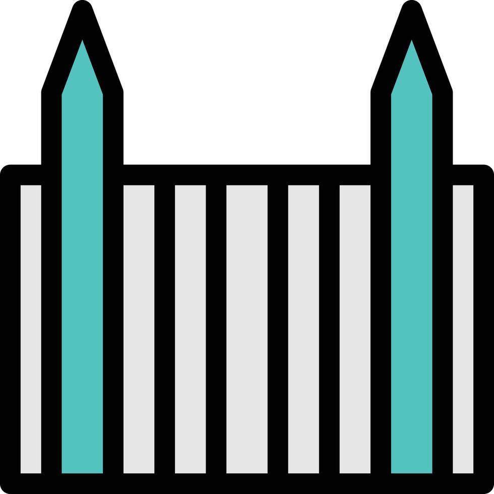 fence vector illustration on a background.Premium quality symbols. vector icons for concept and graphic design.