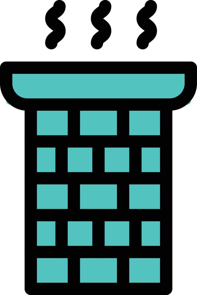 chimney vector illustration on a background.Premium quality symbols. vector icons for concept and graphic design.