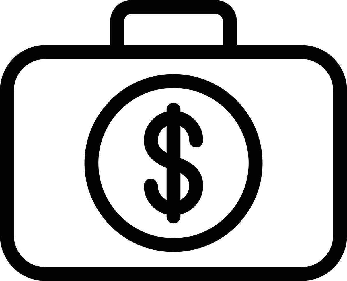 dollar bag vector illustration on a background.Premium quality symbols. vector icons for concept and graphic design.