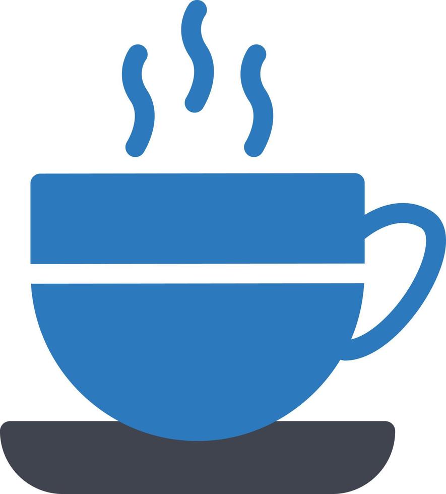 ilustración de vector de té caliente en un fondo. símbolos de calidad premium. iconos vectoriales para concepto y diseño gráfico.
