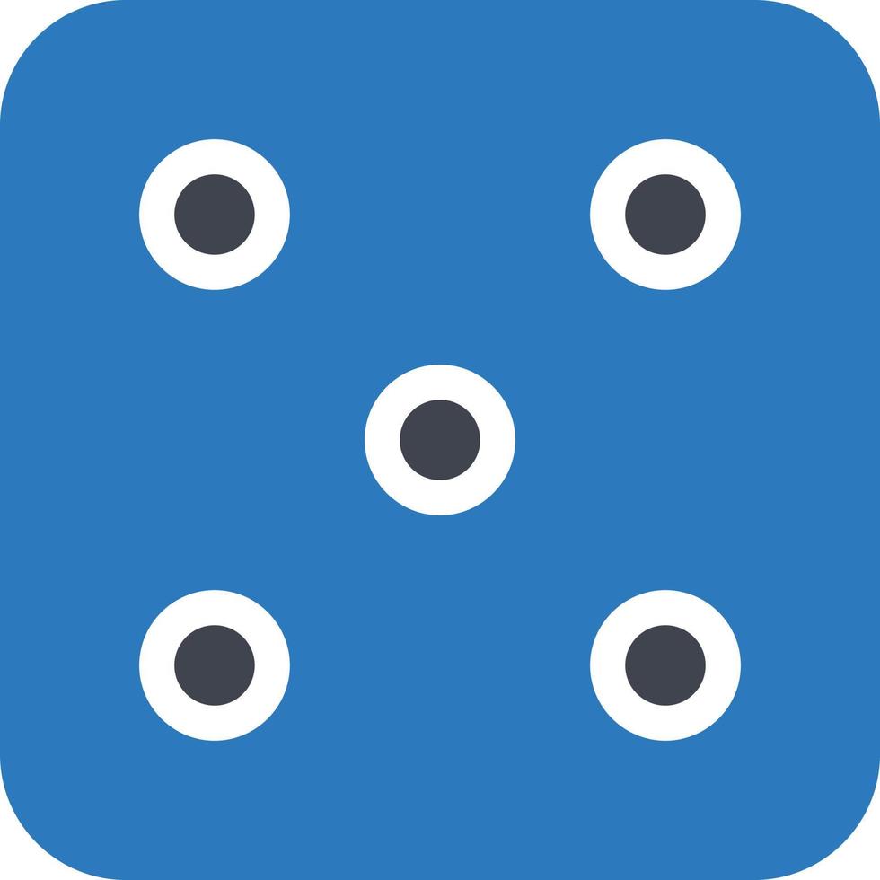 dice vector illustration on a background.Premium quality symbols. vector icons for concept and graphic design.