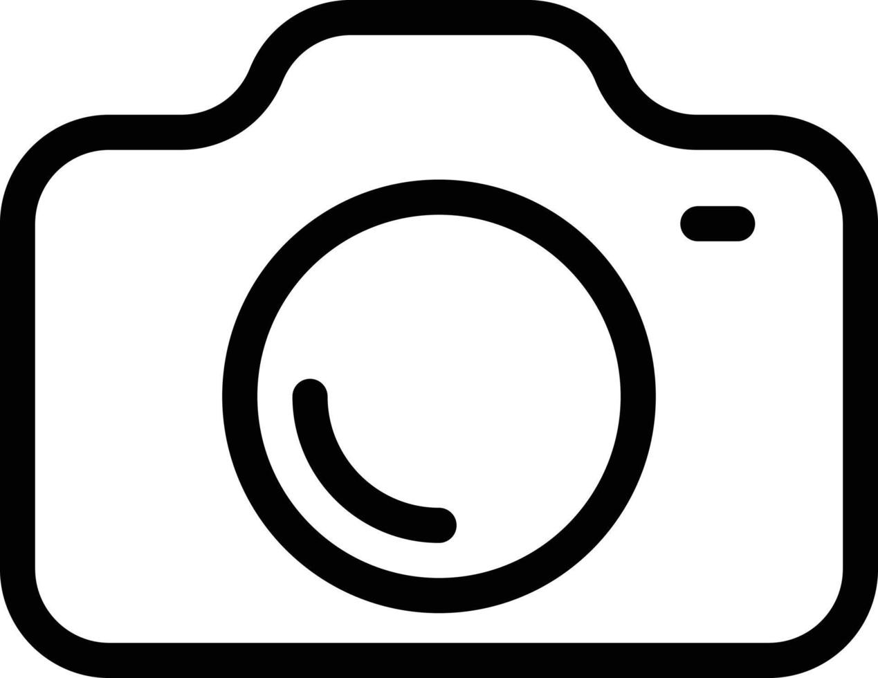 ilustración de vector de cámara en un fondo. símbolos de calidad premium. iconos vectoriales para concepto y diseño gráfico.