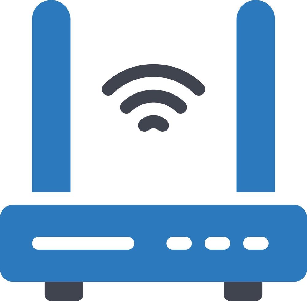 ilustración de vector wifi de módem en un fondo. símbolos de calidad premium. iconos vectoriales para concepto y diseño gráfico.