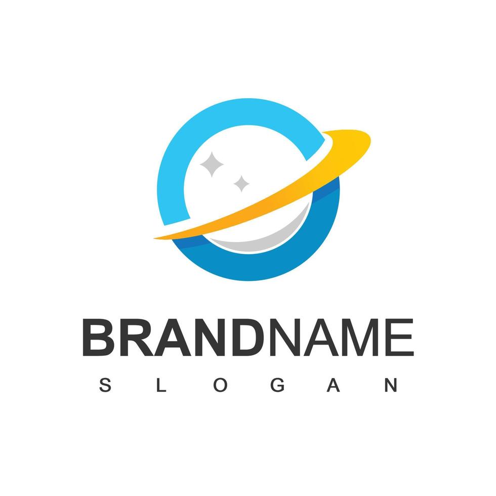 Planet Logo Design Template vector