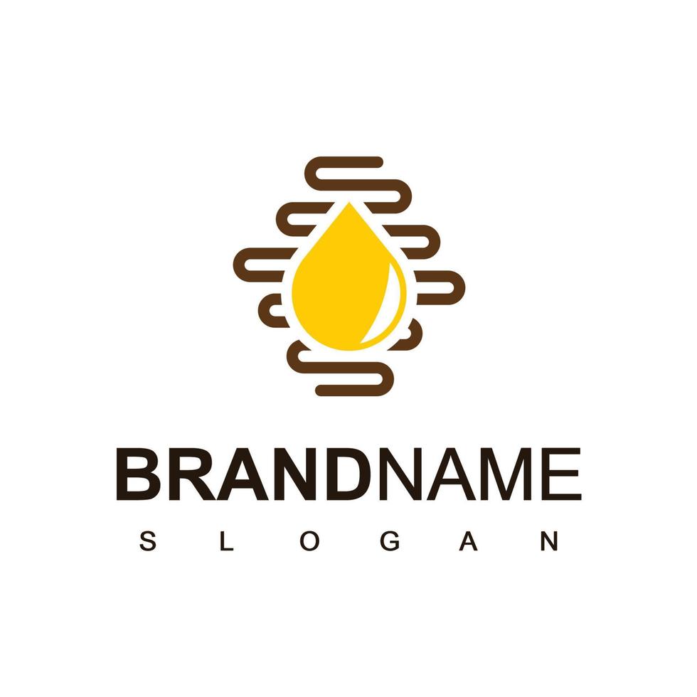 Honey Logo, Honey Icon Design Vector