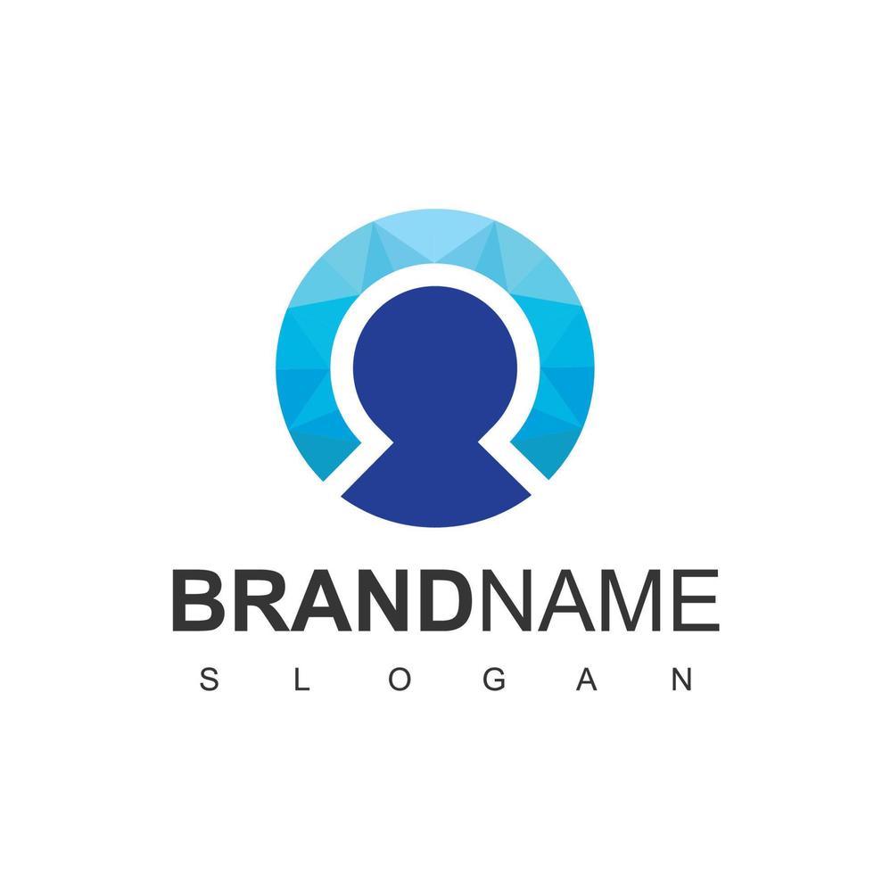 Creative People Logo Design Template vector