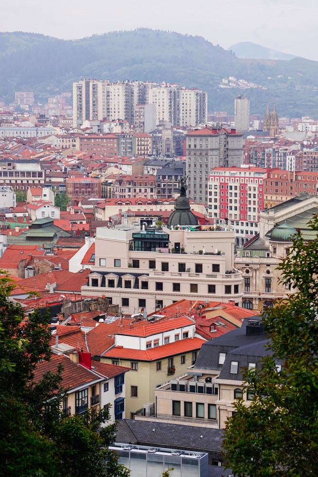 cityscape from Bilbao city, Spain, Travel destination photo