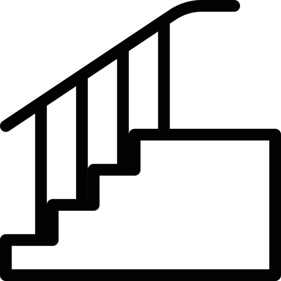 stair vector illustration on a background.Premium quality symbols. vector icons for concept and graphic design.