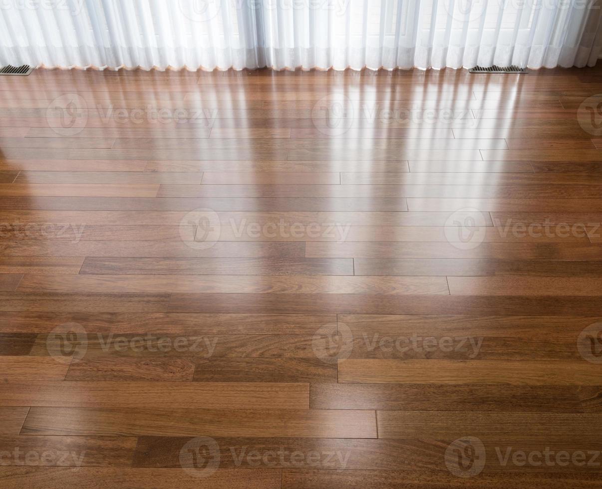 Installation of brazilian cherry hardwood flooring in room photo