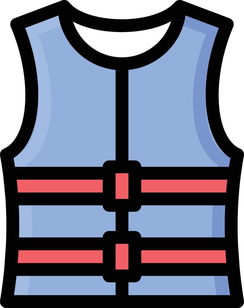 life jacket vector illustration on a background.Premium quality symbols. vector icons for concept and graphic design.