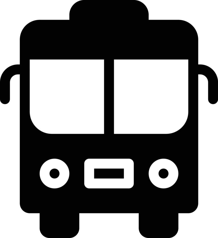 ilustración de vector de autobús en un fondo. símbolos de calidad premium. iconos vectoriales para concepto y diseño gráfico.