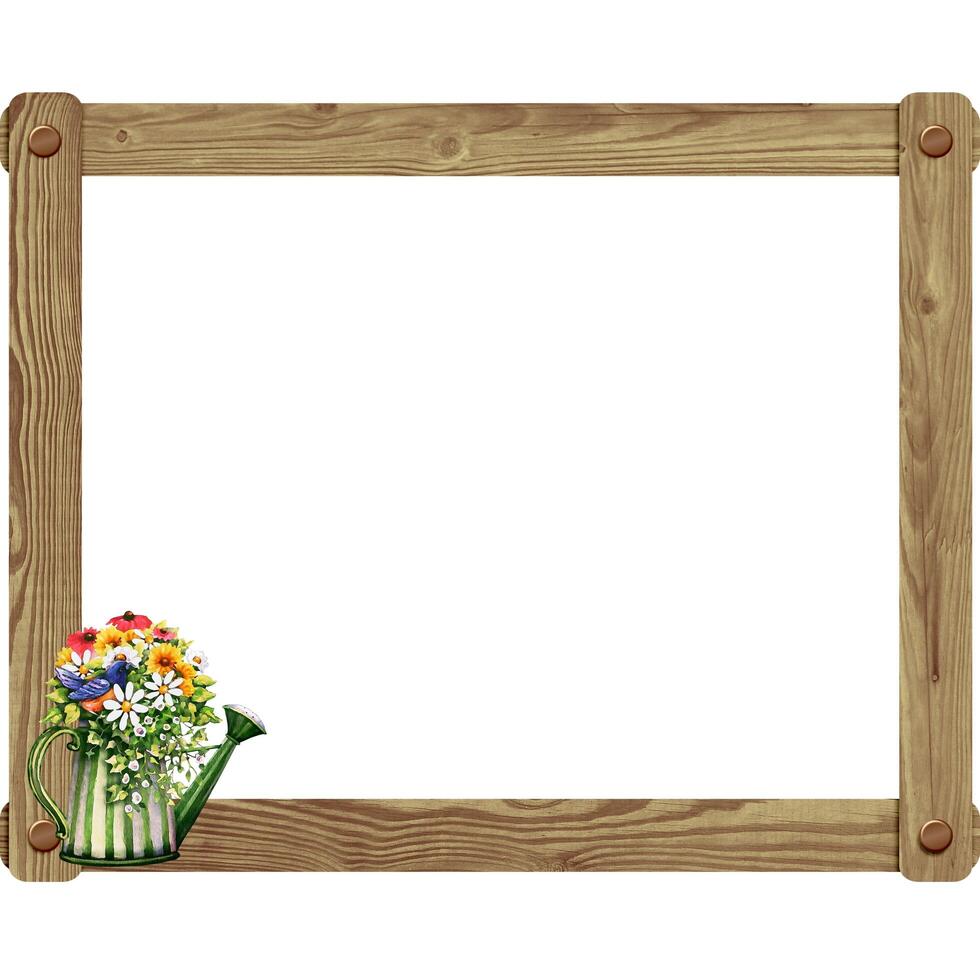 Floral frame, elegant illustration with flowers, leaves and branches used in various invitations, with space to put text. photo