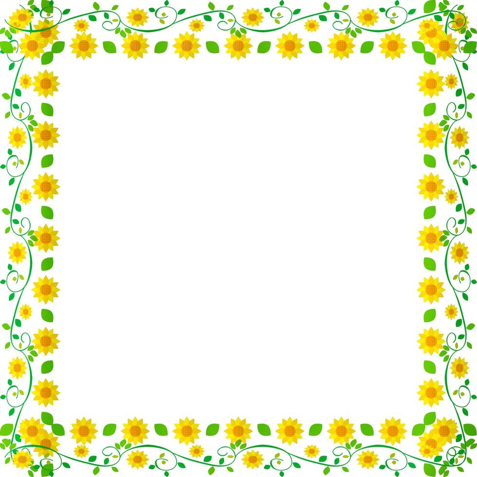 Floral frame, elegant illustration with flowers, leaves and branches used in various invitations, with space to put text. photo