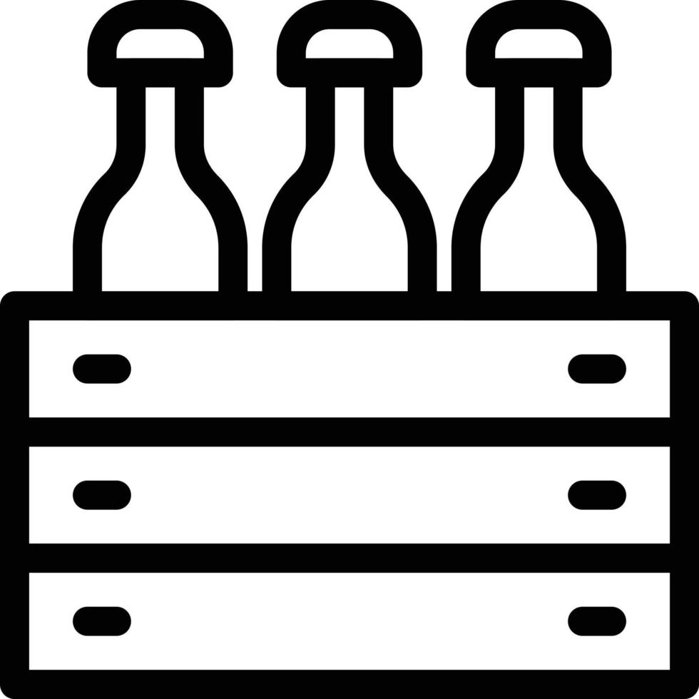 Ilustración de vector de cubo de cerveza en un fondo. Símbolos de calidad premium. iconos vectoriales para concepto y diseño gráfico.