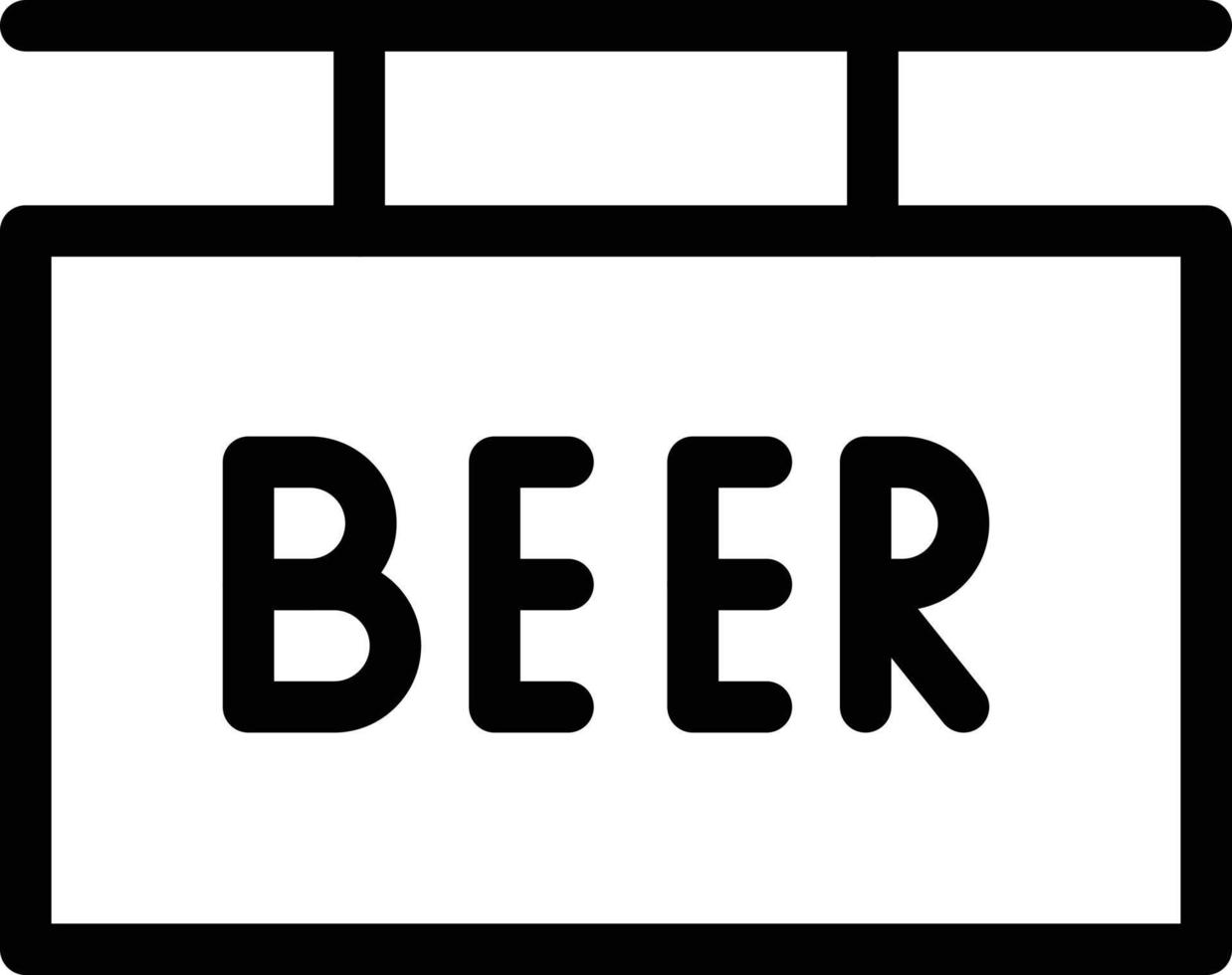 beer board vector illustration on a background.Premium quality symbols. vector icons for concept and graphic design.