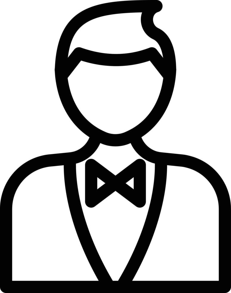 waitor vector illustration on a background.Premium quality symbols. vector icons for concept and graphic design.