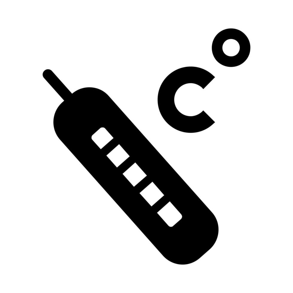 termómetro icono símbolo signo vector