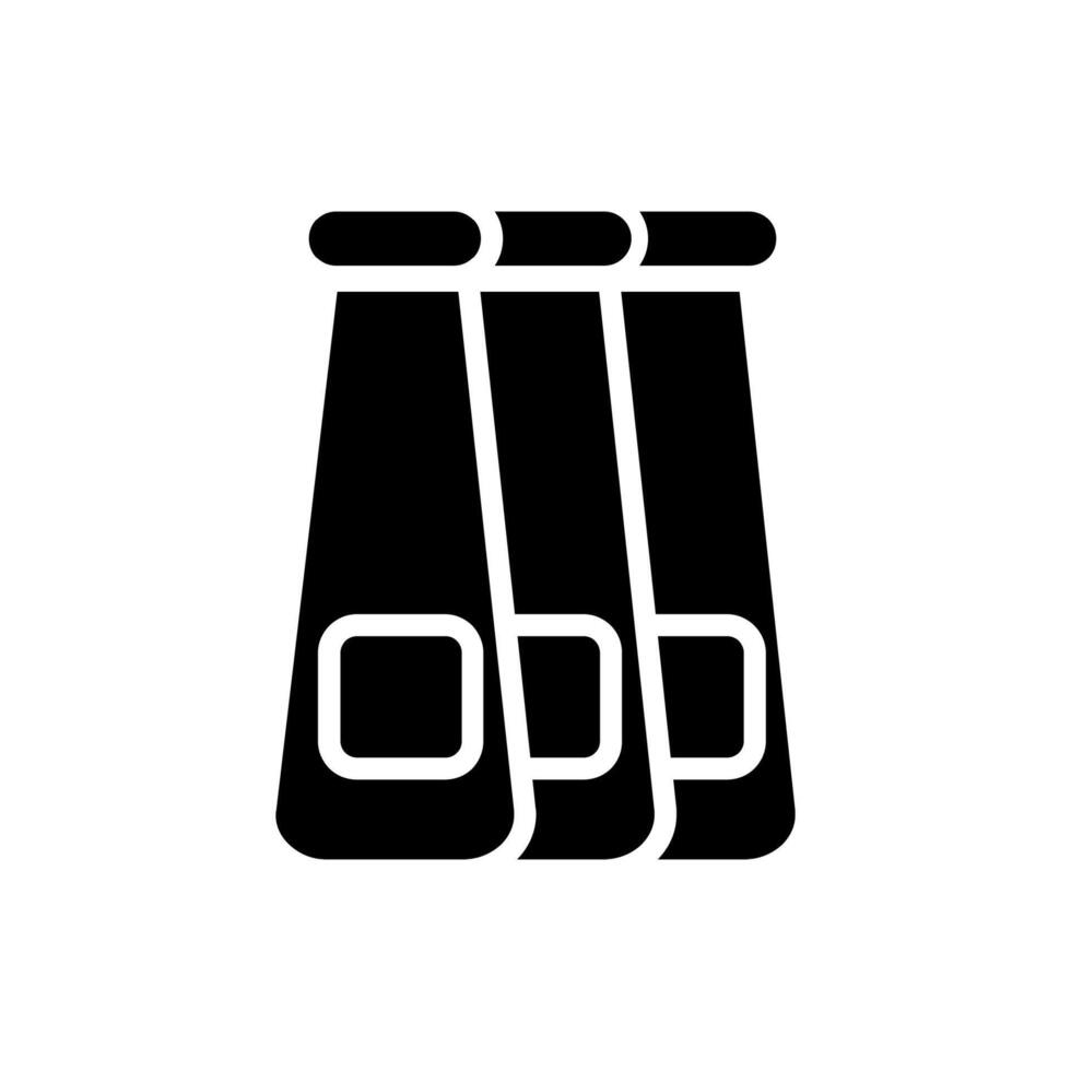 Lab bottle icon vector