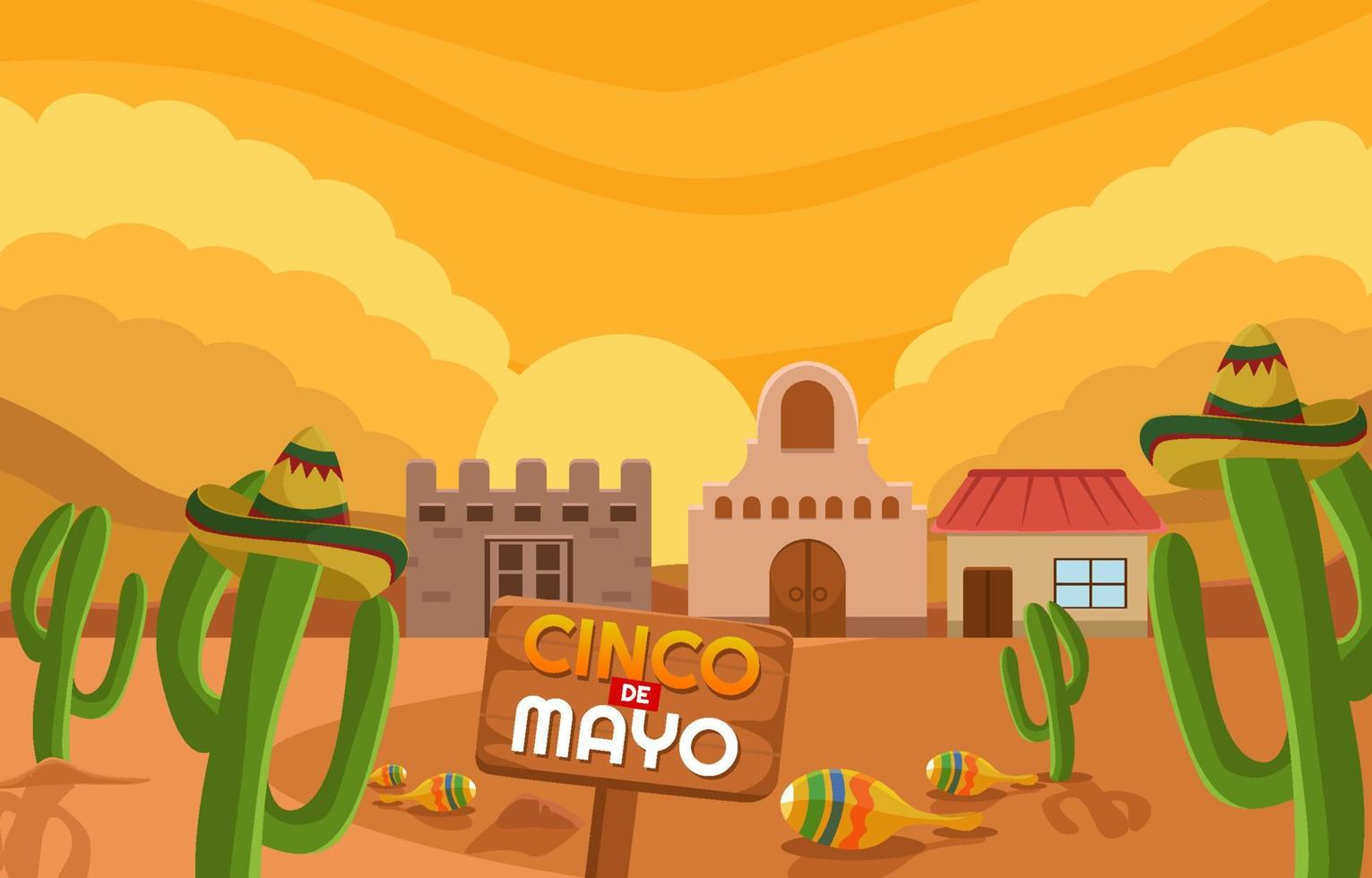 Cinco De Mayo Background vector