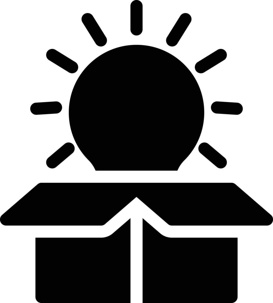 idea box vector illustration on a background.Premium quality symbols.vector icons for concept and graphic design.