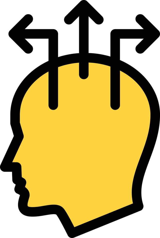 creative mind vector illustration on a background.Premium quality symbols.vector icons for concept and graphic design.