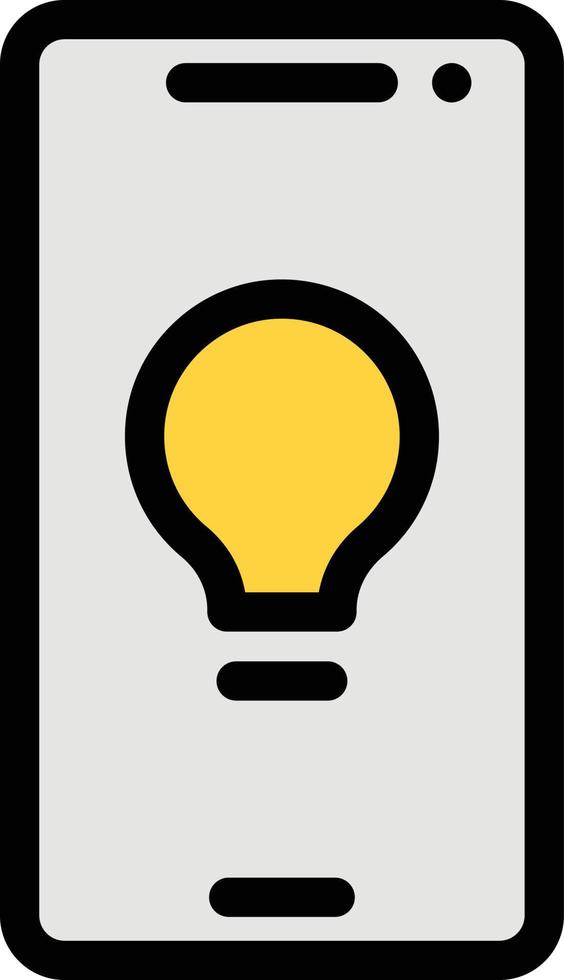 mobile idea vector illustration on a background.Premium quality symbols.vector icons for concept and graphic design.