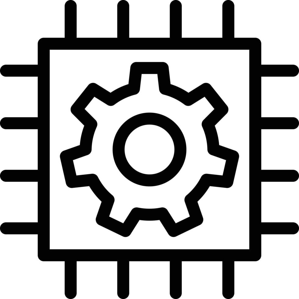 ilustración vectorial de ajuste de chip en un fondo. símbolos de calidad premium. iconos vectoriales para concepto y diseño gráfico. vector
