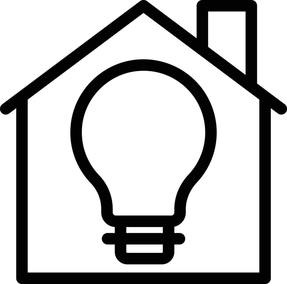 ilustración de vector de idea de casa en un fondo. símbolos de calidad premium. iconos vectoriales para concepto y diseño gráfico.