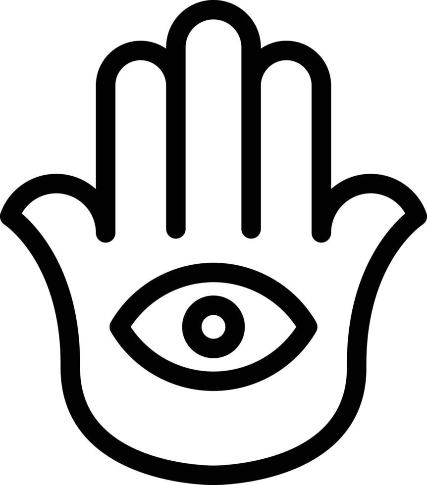 ilustración de vector de mano hindú en un fondo. símbolos de calidad premium. iconos vectoriales para concepto y diseño gráfico.