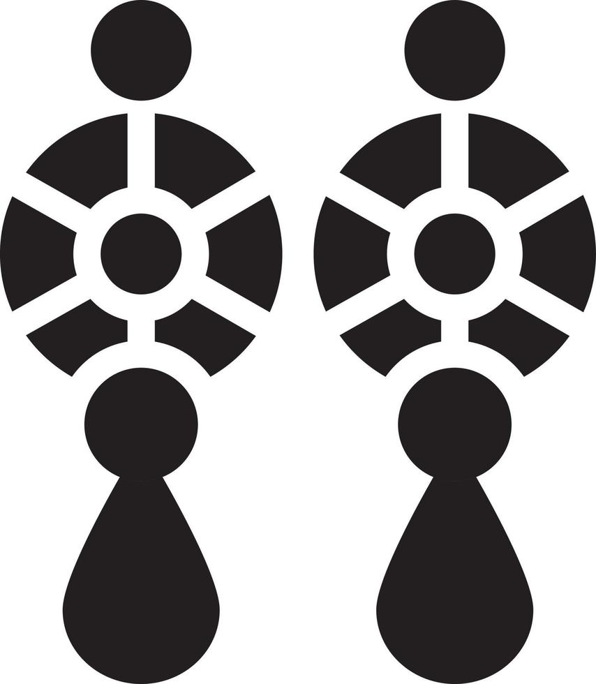 earring vector illustration on a background.Premium quality symbols.vector icons for concept and graphic design.