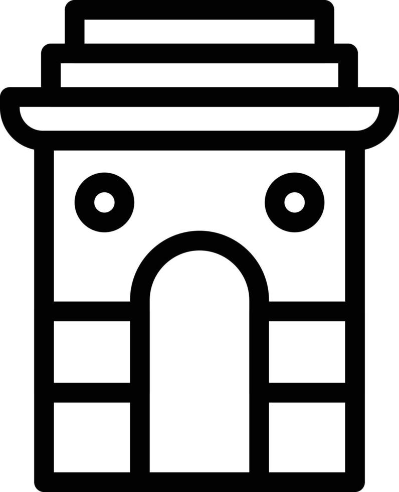 temple vector illustration on a background.Premium quality symbols.vector icons for concept and graphic design.