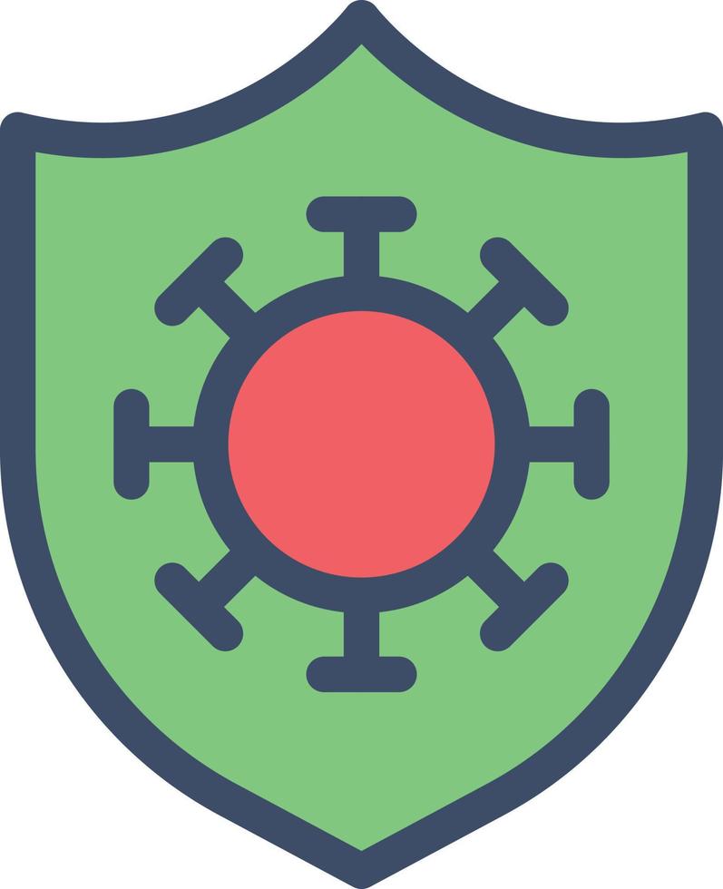 corona virus shield vector illustration on a background.Premium quality symbols.vector icons for concept and graphic design.