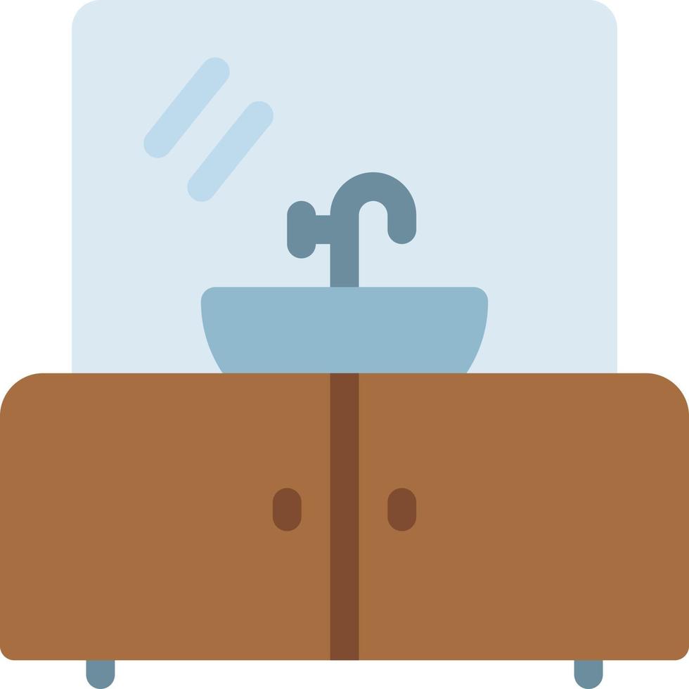 Ilustración de vector de lavabo sobre un fondo. Símbolos de calidad premium. iconos vectoriales para concepto y diseño gráfico.