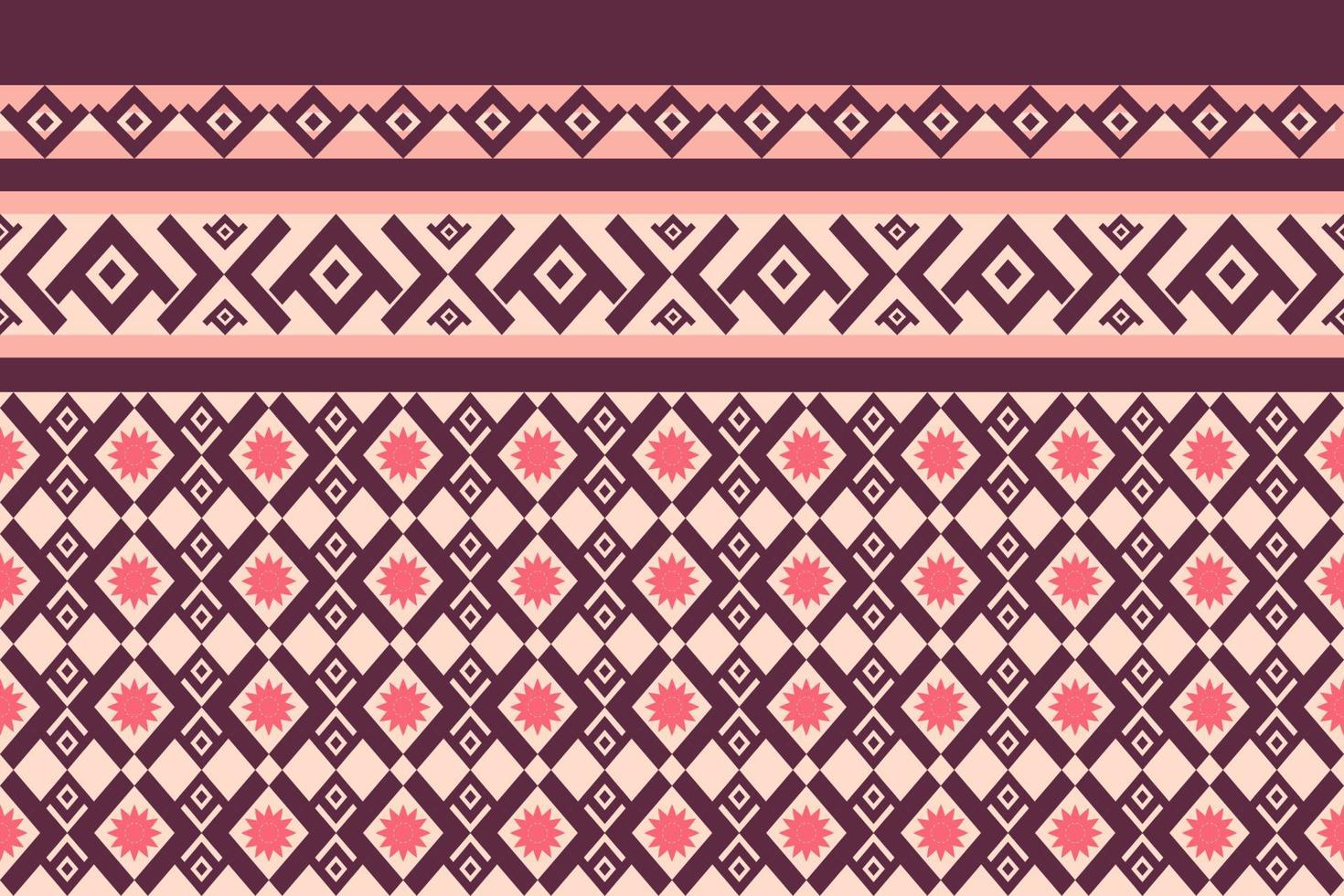 Rhombus and triangle symbols tribal ethnic motifs geometric background. Eclectic geometric shapes sprites tribal motifs clothing fabric textile print traditional design with triangles vector