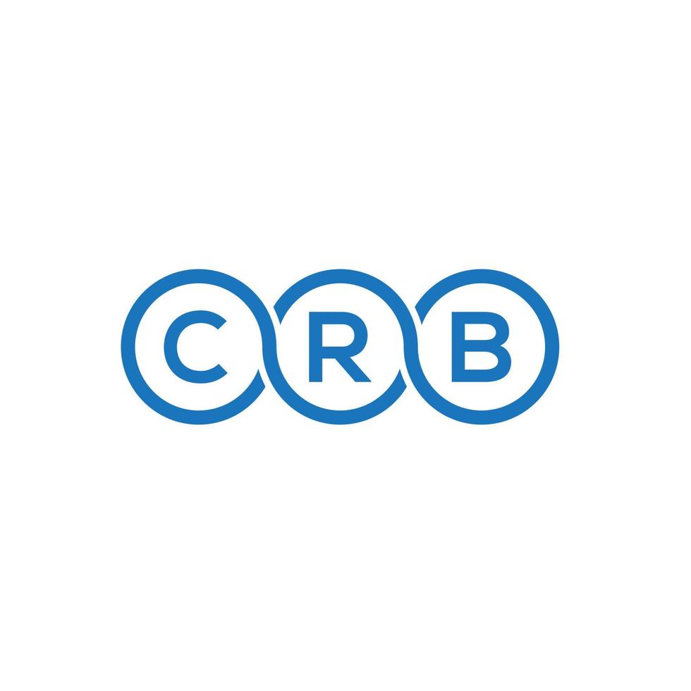 CRB letter logo design on white background. CRB creative initials ...