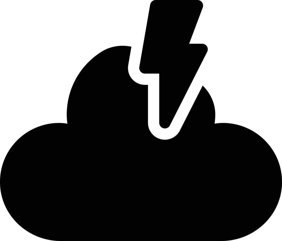 ilustración de vector de tormenta de nubes en un fondo. símbolos de calidad premium. iconos vectoriales para concepto y diseño gráfico.