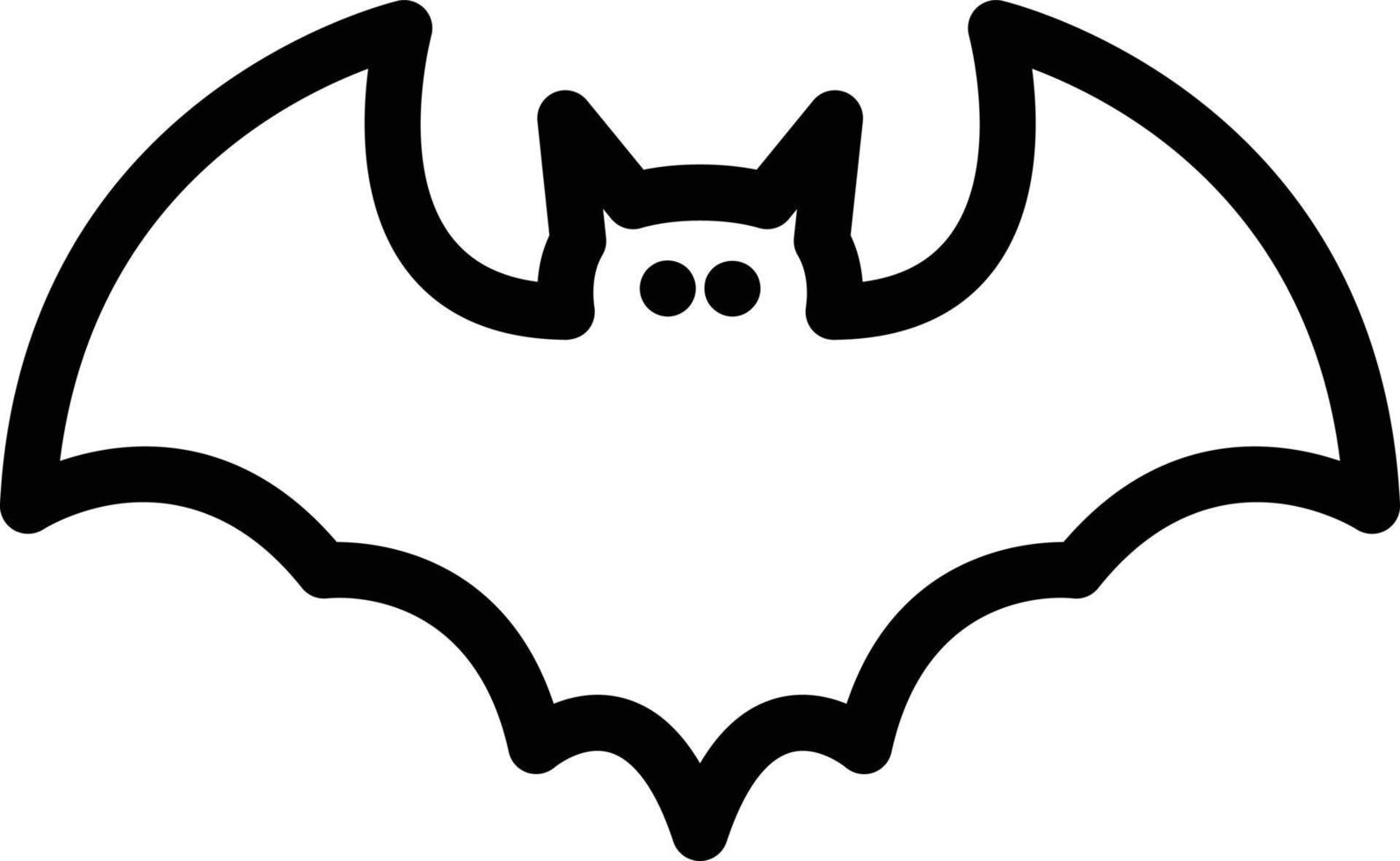 bat vector illustration on a background.Premium quality symbols.vector icons for concept and graphic design.