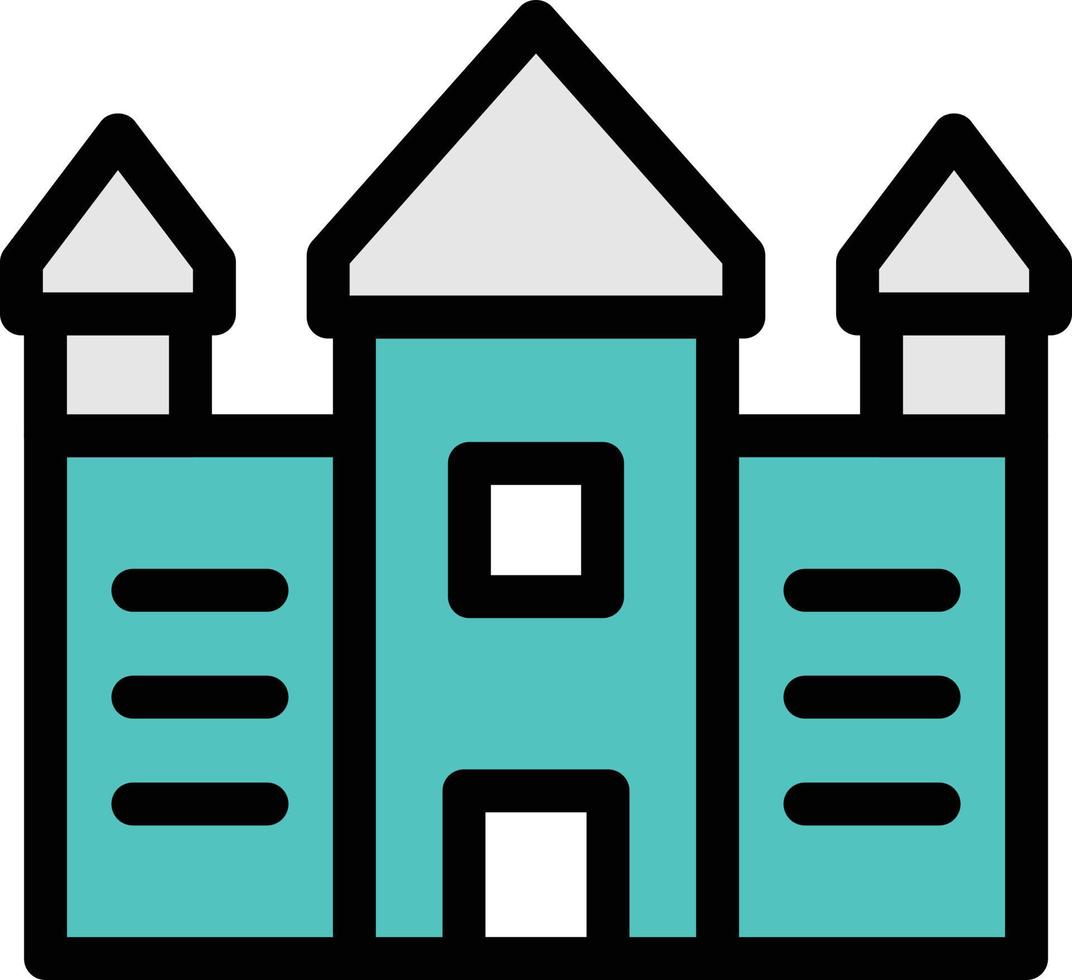 vector illustration on a background.Premium quality symbols.vector icons for concept and graphic design.castle