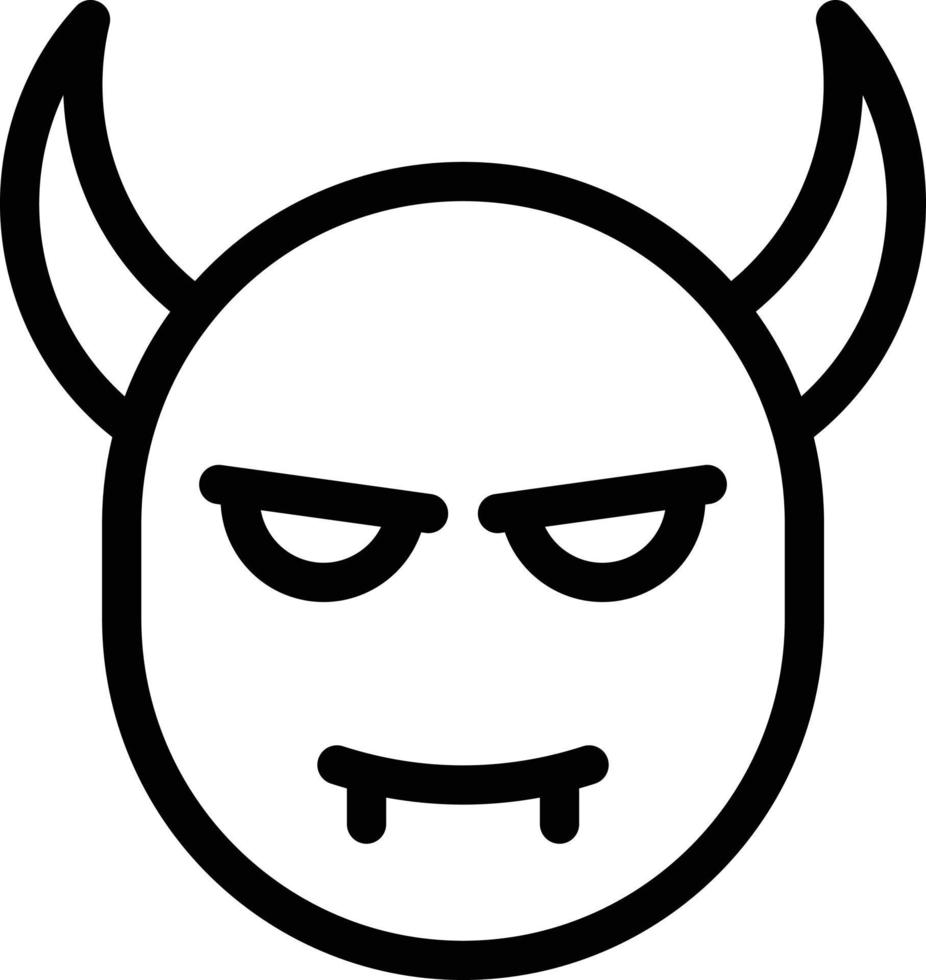 evil vector illustration on a background.Premium quality symbols.vector icons for concept and graphic design.