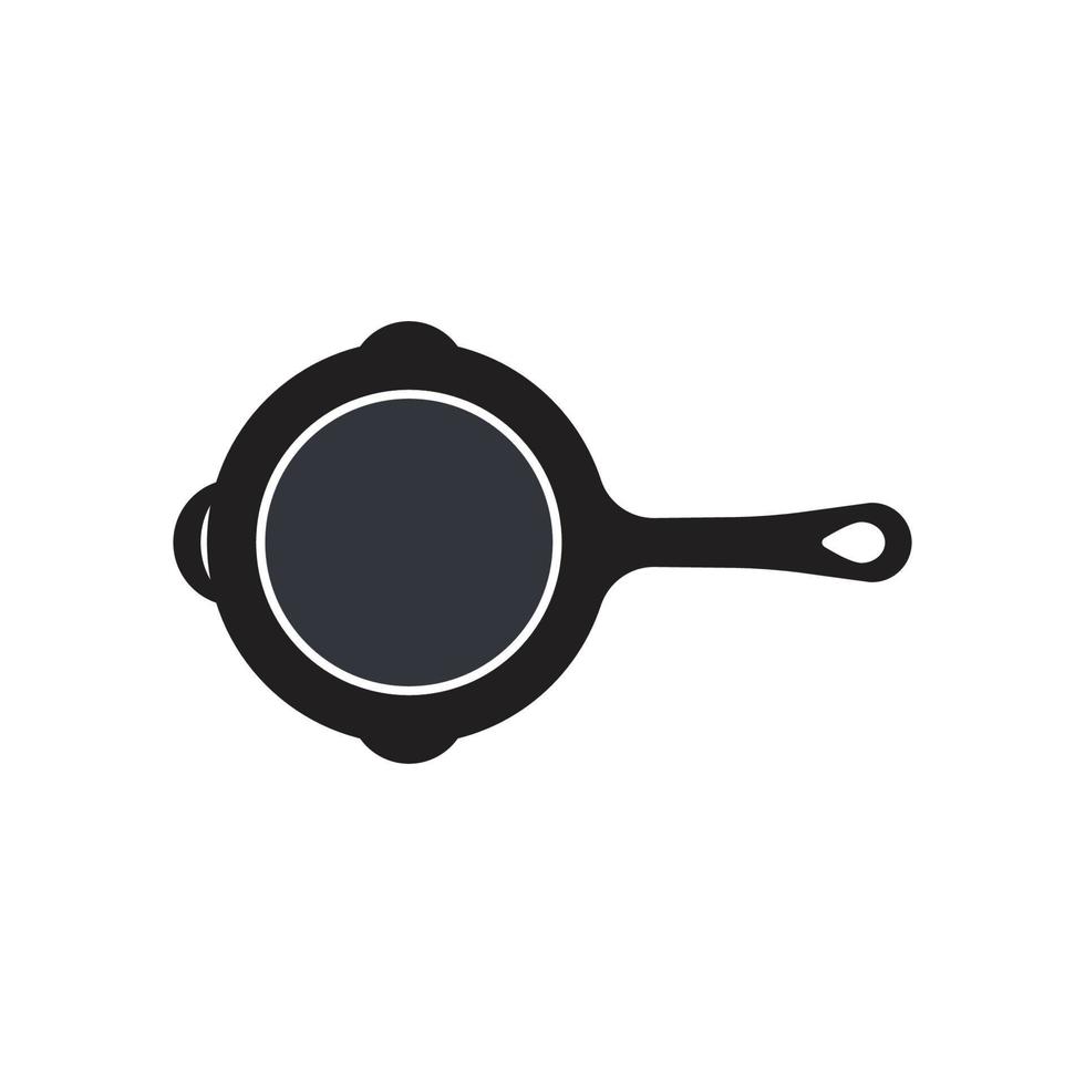 Pan cooking logo vector