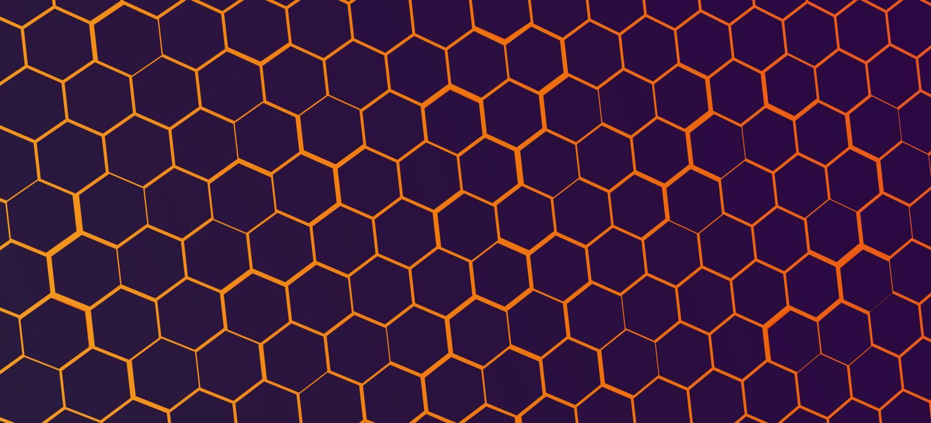 Honeycomb bee technology background vector