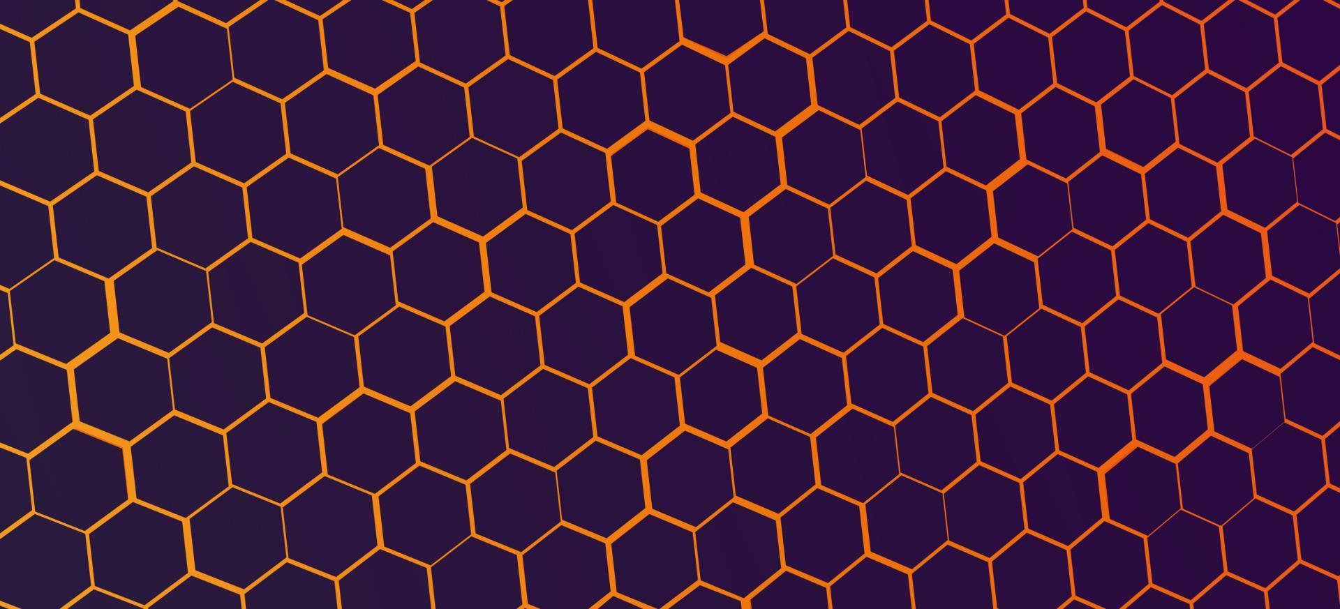 Honeycomb bee technology background vector